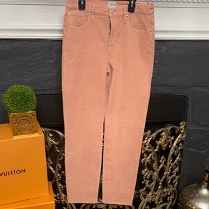 J. Crew Women's Peach Straight Leg Jeans